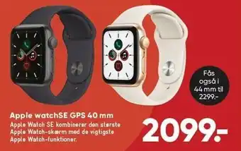 Bilka Apple watchse gps 40 mm tilbud