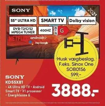 Bilka Sony kd55x81 tilbud