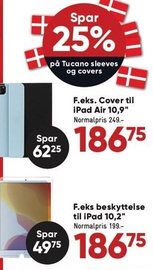 Spar 25% på tucano sleeves og covers