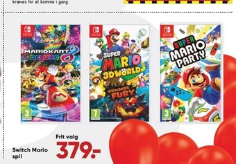 Bilka Switch mario spil tilbud