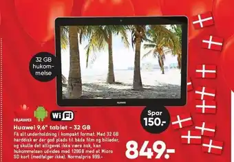 Bilka Huawei 9,6" tablet tilbud