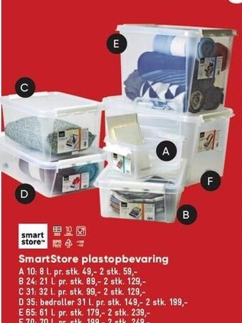 Bilka Smartstore plastopbevaring tilbud
