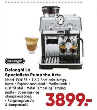 Bilka Delonghi la specialista pump the arte tilbud