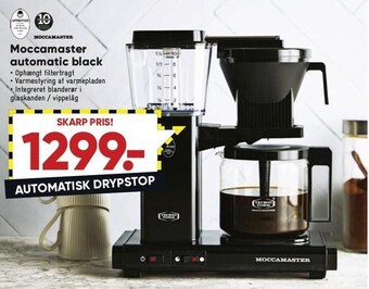 Bilka Moccamaster automatic black tilbud