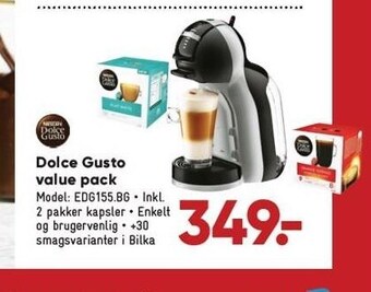 Bilka Dolce gusto value pack tilbud