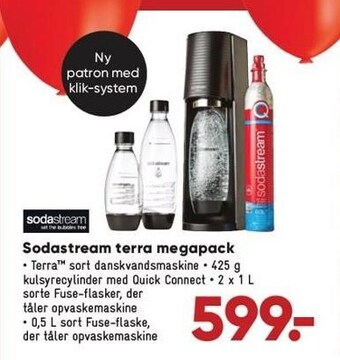 Bilka Sodastream terra megapack tilbud
