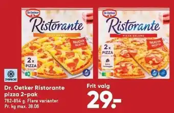 Bilka Dr. oetker ristorante pizza 2-pk tilbud