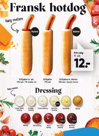Bilka Fransk hotdog tilbud