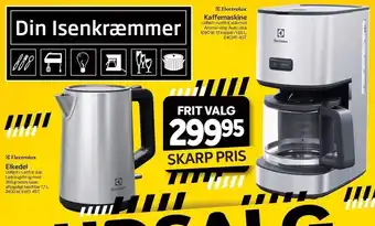 Elkedel el. kaffemaskine