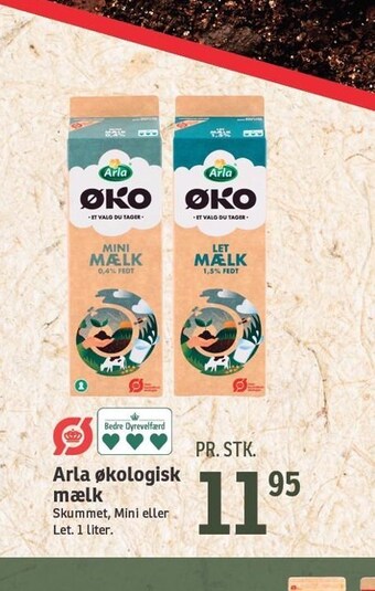 SPAR Arla økologisk mælk tilbud