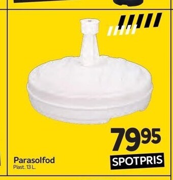 Din Isenkræmmer Parasolfod tilbud