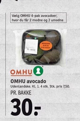 SPAR Omhu avocado tilbud