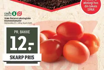 SPAR Grøn balance økologiske blommetomater tilbud