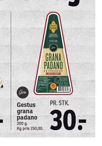 SPAR Gestus grana padano tilbud
