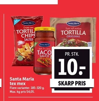 SPAR Santa maria tex mex tilbud