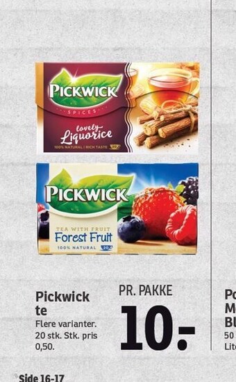 SPAR Pickwick te tilbud