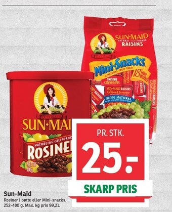 SPAR Sun-maid tilbud
