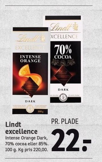 SPAR Lindt excellence tilbud