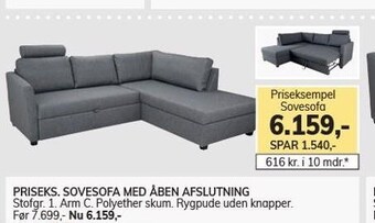 Daells Bolighus Sovesofa tilbud