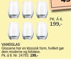 Daells Bolighus Vandglas tilbud