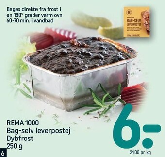 REMA 1000 Rema 1000 bag-selv leverpostej tilbud