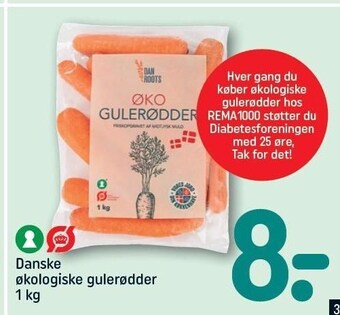 REMA 1000 Danske økologiske gulerødder tilbud