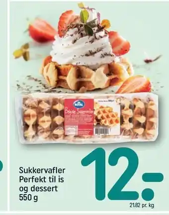 REMA 1000 Sukkervafler perfekt til is og dessert tilbud