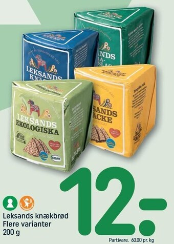 REMA 1000 Leksands knækbrød tilbud