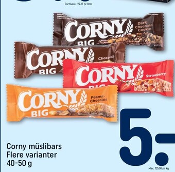 REMA 1000 Corny müslibar tilbud