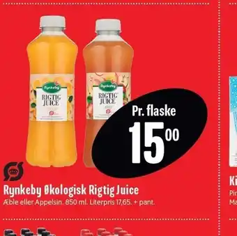 Min Købmand Rynkeby økologisk rigtig juice tilbud