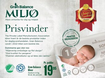 Min Købmand Grøn balance bleer tilbud