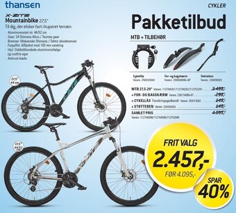 Thansen Mountainbike 27,5" tilbud