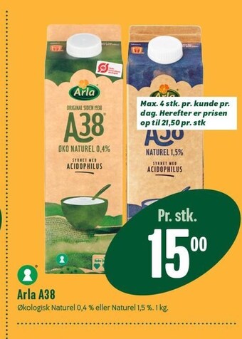 Min Købmand Arla a38 tilbud