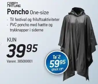 Thansen Poncho one-size tilbud