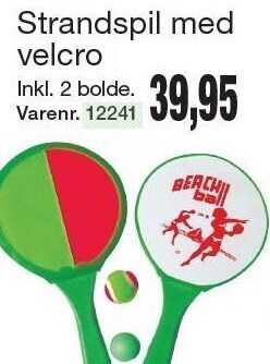 Harald Nyborg Strandspil med velcro tilbud