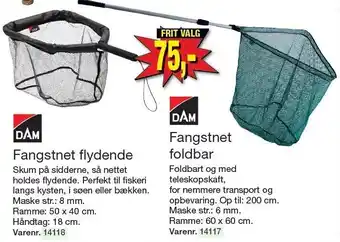 Harald Nyborg Fangstnet flydende el. fangstnet foldbar tilbud