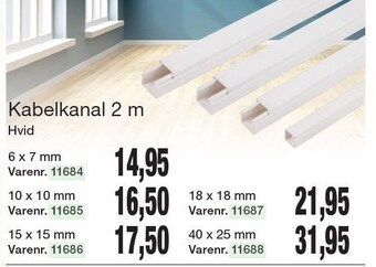 Harald Nyborg Kabelkanal 2 m tilbud