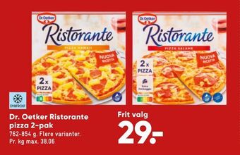 Bilka Dr. oetker ristorante pizza 2-pak tilbud