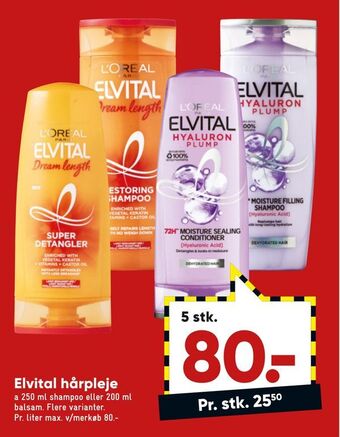 Bilka Elvital hårpleje tilbud