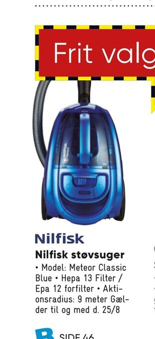 Bilka Nilfisk støvsuger tilbud