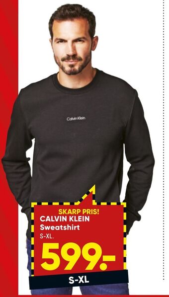 Bilka Calvin klein sweatshirt tilbud