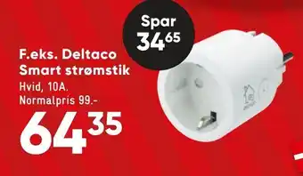 Bilka Deltaco smart strømstik tilbud
