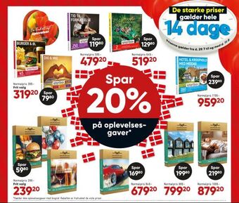 Bilka Oplevelsesgaver tilbud