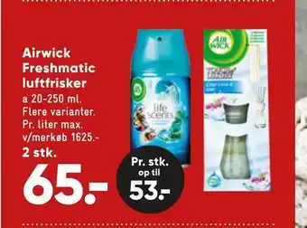 Bilka Airwick freshmatic luftfrisker tilbud