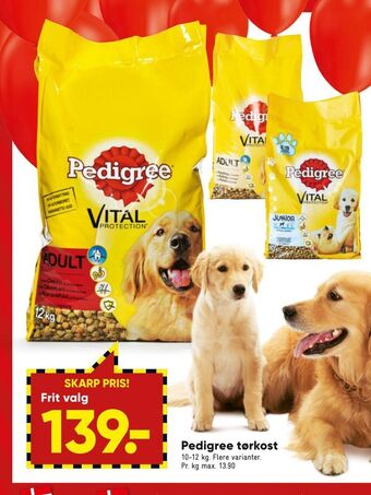 Bilka Pedigree tørkost tilbud