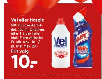 Bilka Vel eller harpic tilbud