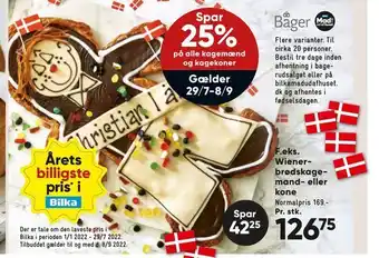 Bilka Wiener brødskage mand- eller kone tilbud