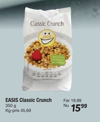 Fakta Tyskland Easis classic crunch tilbud