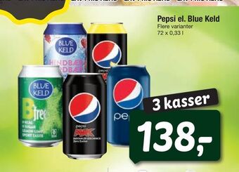 Fakta Tyskland Pepsi el. blue keld tilbud