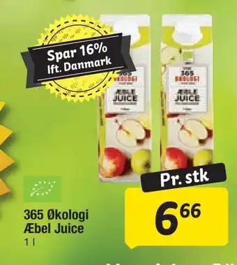 Fakta Tyskland 365 økologi æbel juice tilbud